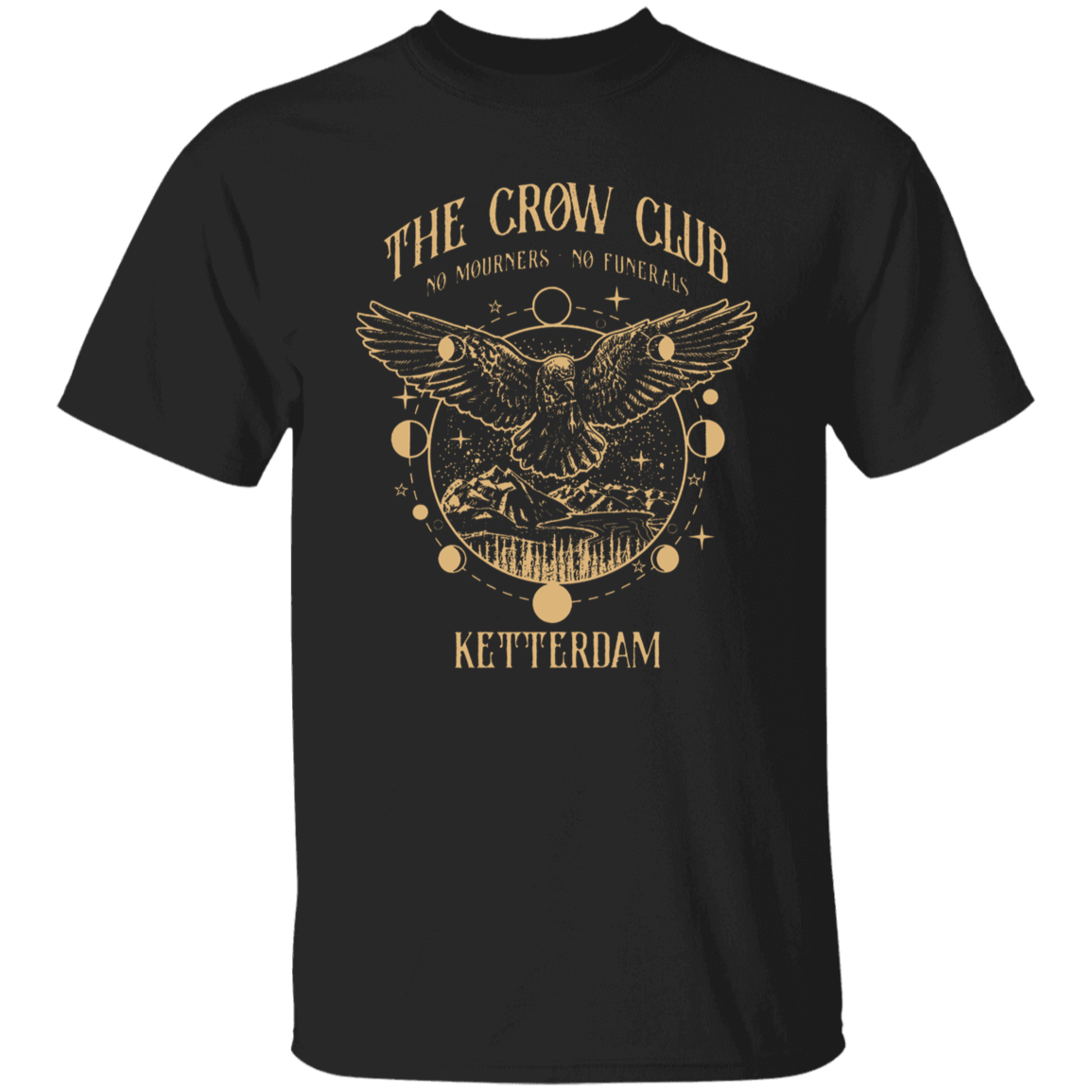 The Crow Club No Mourners No Funerals Teacher Vintage Unisex T-Shirt - letter
