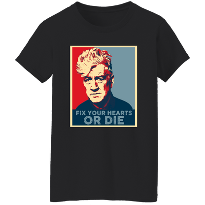 Retro Fix Your Hearts Or Die Unisex Vintage T-Shirt - WOMEN