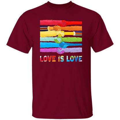 Lgbt Pride Love Is Love The Muppet Sesame Street Gay Pride T-Shirt