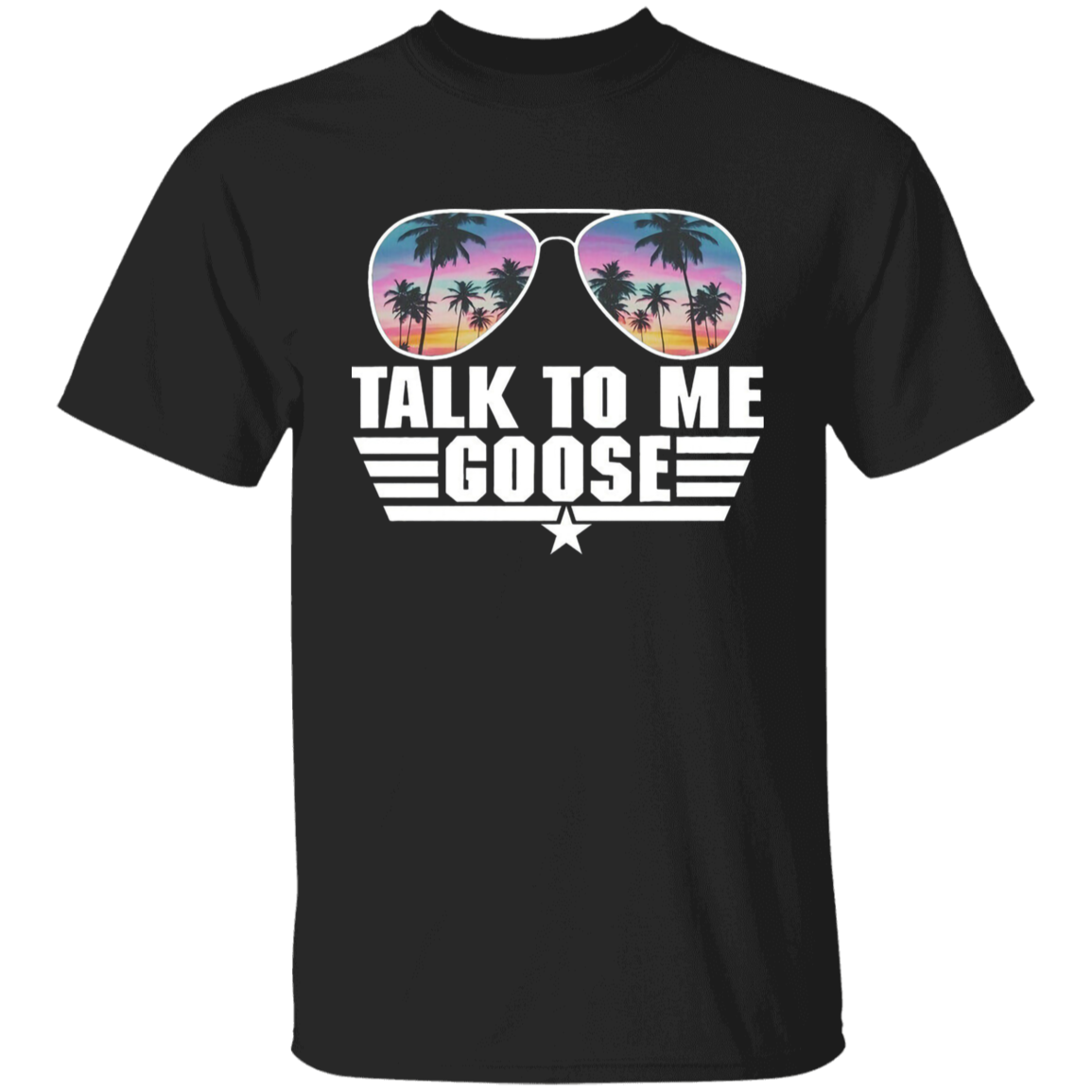 Talk To Me Goose Sunglasses Funny Beach Vacation Vintage T-Shirt - YOUTH