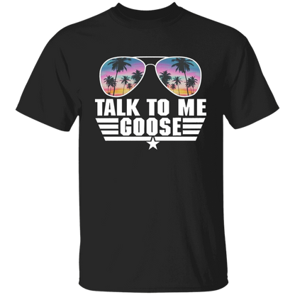Talk To Me Goose Sunglasses Funny Beach Vacation Vintage T-Shirt - YOUTH