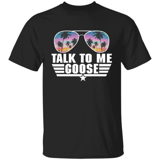 Talk To Me Goose Sunglasses Funny Beach Vacation Vintage T-Shirt - YOUTH