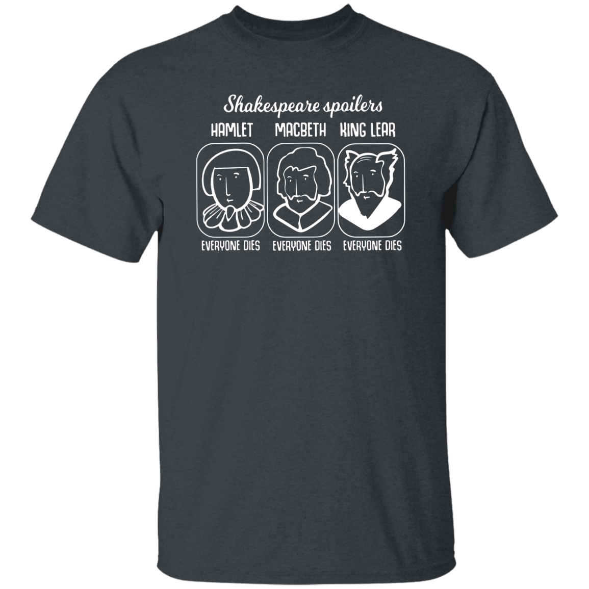 Shakespeare Spoilers Funny Literature Teacher Vintage T-Shirt