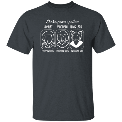 Shakespeare Spoilers Funny Literature Teacher Vintage T-Shirt