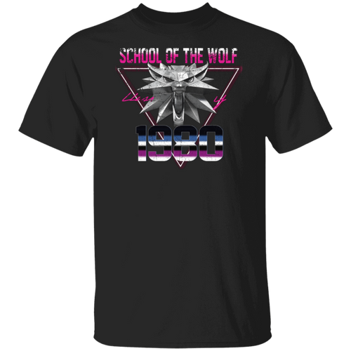 G500 5.3 oz. T-Shirt School Of The Wolf The Witcher T-Shirt