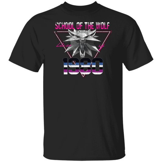 G500 5.3 oz. T-Shirt School Of The Wolf The Witcher T-Shirt