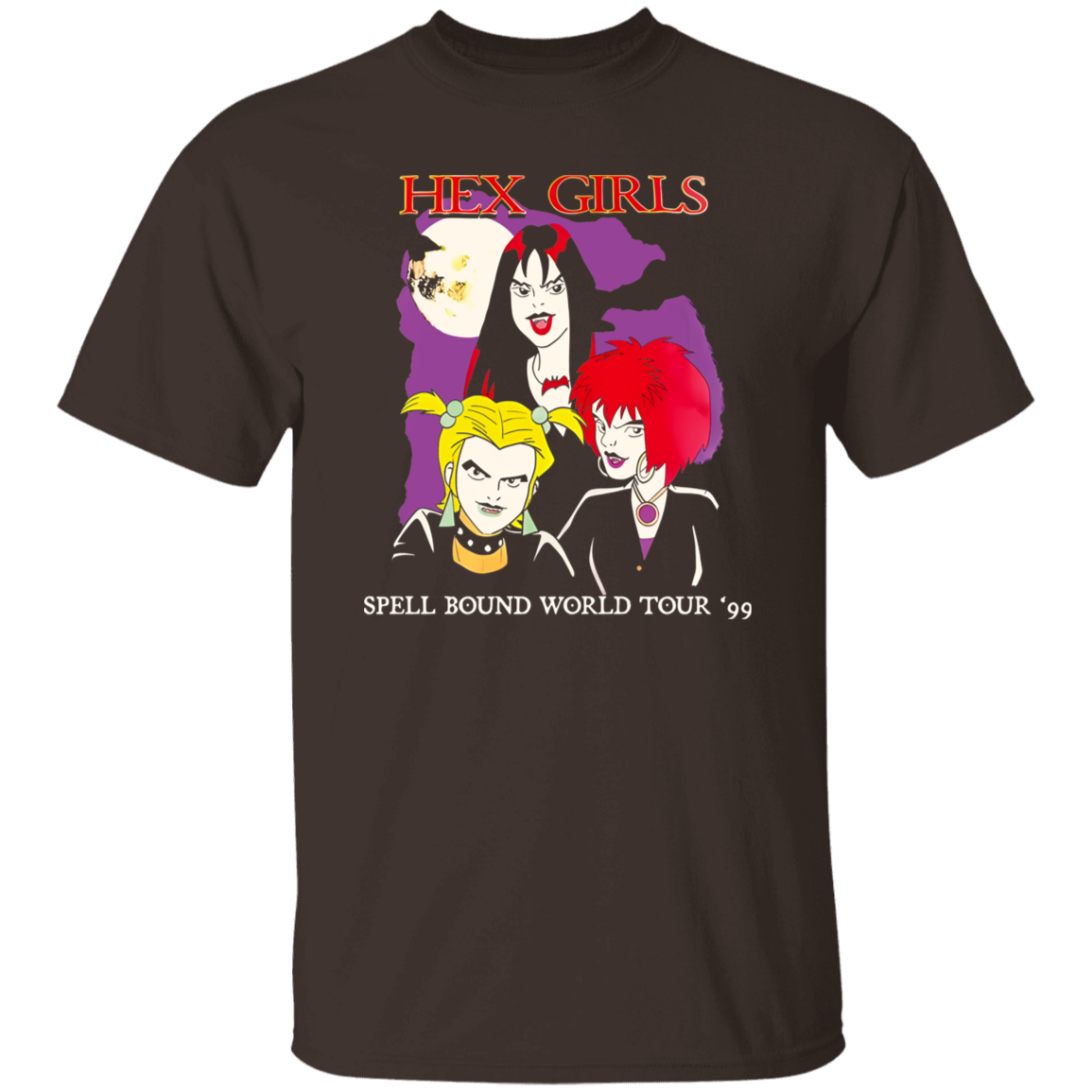 Hex Girls Spell Bound World Tour 99 Vintage T-Shirt