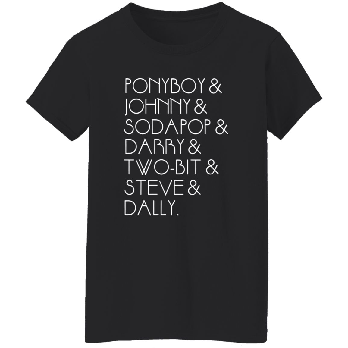 The Outsiders Shirt Characters Funny Literature Teacher Vintage T-Shirt - WOMAN