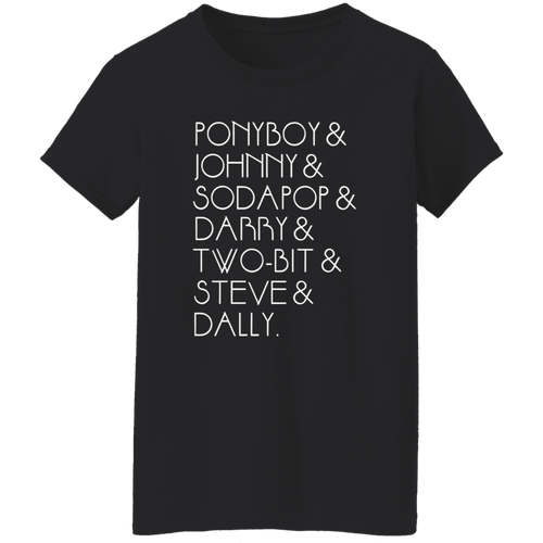 The Outsiders Shirt Characters Funny Literature Teacher Vintage T-Shirt - WOMAN