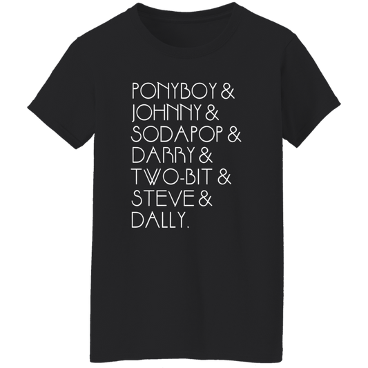 The Outsiders Shirt Characters Funny Literature Teacher Vintage T-Shirt - WOMAN