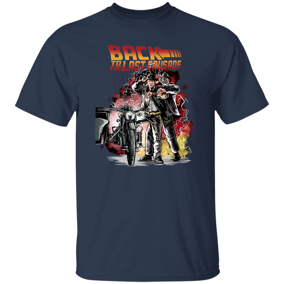G500 5.3 oz. T-Shirt Back To The Last Crusade Indiana Jones T-Shirt