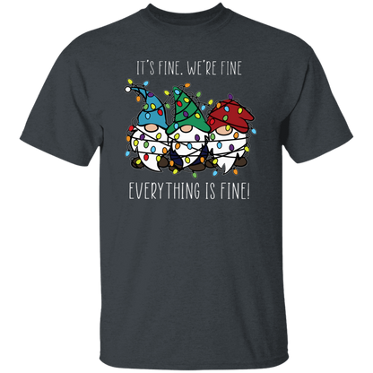 Everything Is Fine Teacher T-Shirt - lapicta