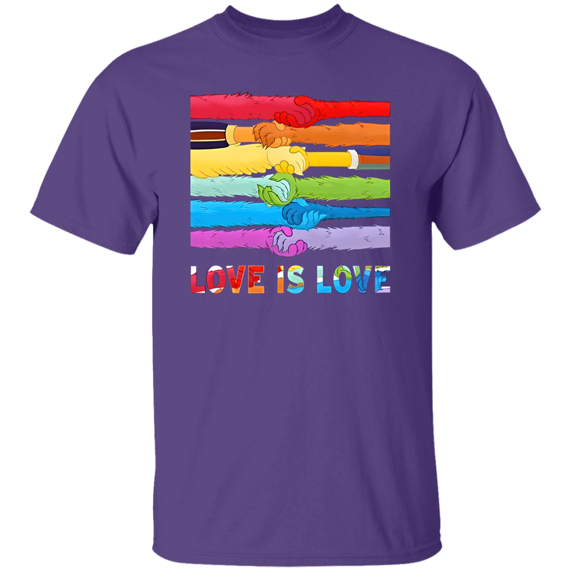 Lgbt Pride Love Is Love The Muppet Sesame Street Gay Pride T-Shirt