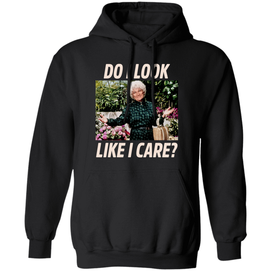 Golden Girls Do I Look Like I Care Raglan Baseball Tee Vintage Pullover Hoodie