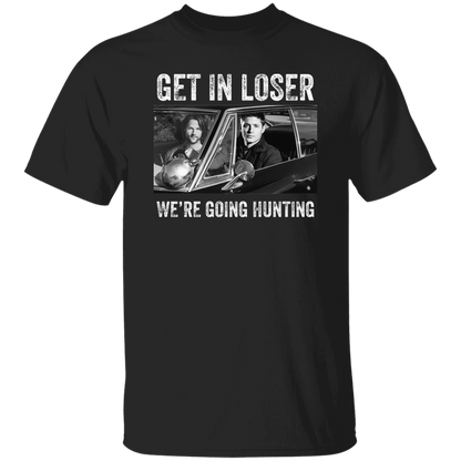 Get In Loser We’re Going Hunting Supernatural Vintage T-Shirt