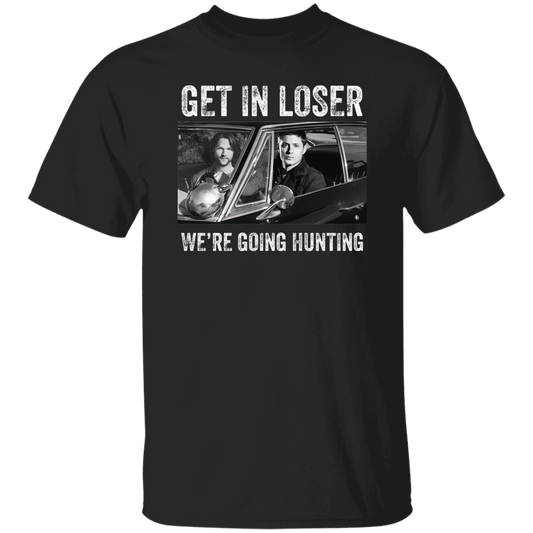 Get In Loser We’re Going Hunting Supernatural Vintage T-Shirt