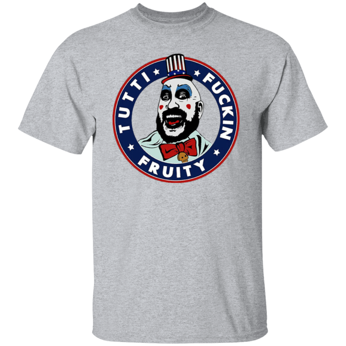 Captain Spaulding Tutti Fuckin Fruity Horror Halloween Vintage T-Shirt - leleart