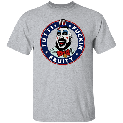 Captain Spaulding Tutti Fuckin Fruity Horror Halloween Vintage T-Shirt - leleart