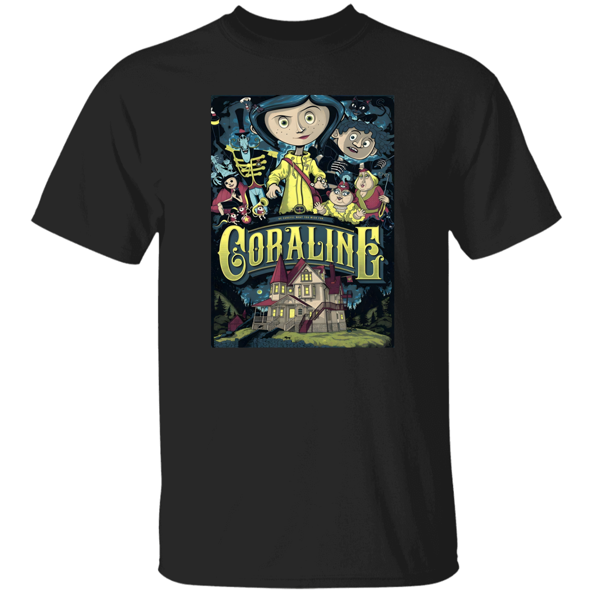 Coraline Best Design For Coraline Movie T-Shirt - leleart
