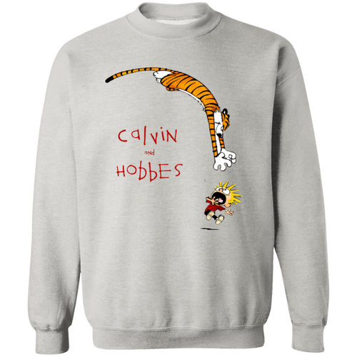 Hobb Jump Art Calvin And Hobbs  Sweatshirt