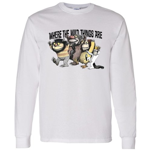 Teach Wild Things Where The Wild Things Are Teacher Vintage G540 LS T-Shirt 5.3 oz. - letter