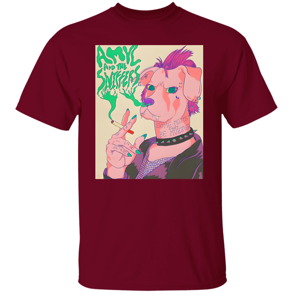 Smoke Art Amyl And The Sniffers Mandalay T-Shirt