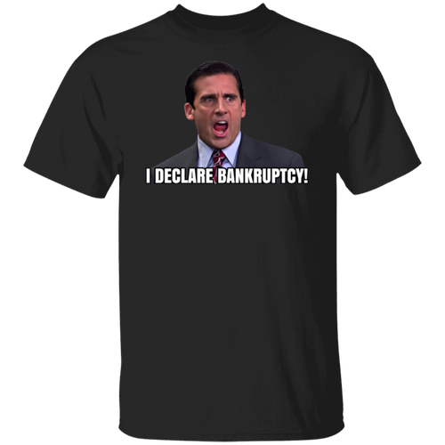 G500 5.3 oz. T-Shirt I Declare Bankruptcy Michael Scott The Unisex Vintage T-Shirt