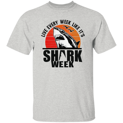 Live Every Week Like It’s Shark Week Vintage T-Shirt