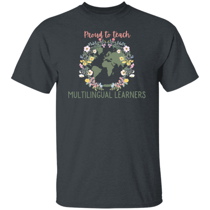 Proud To Teach Multilingual Learners Teacher T-Shirt - CDCraft