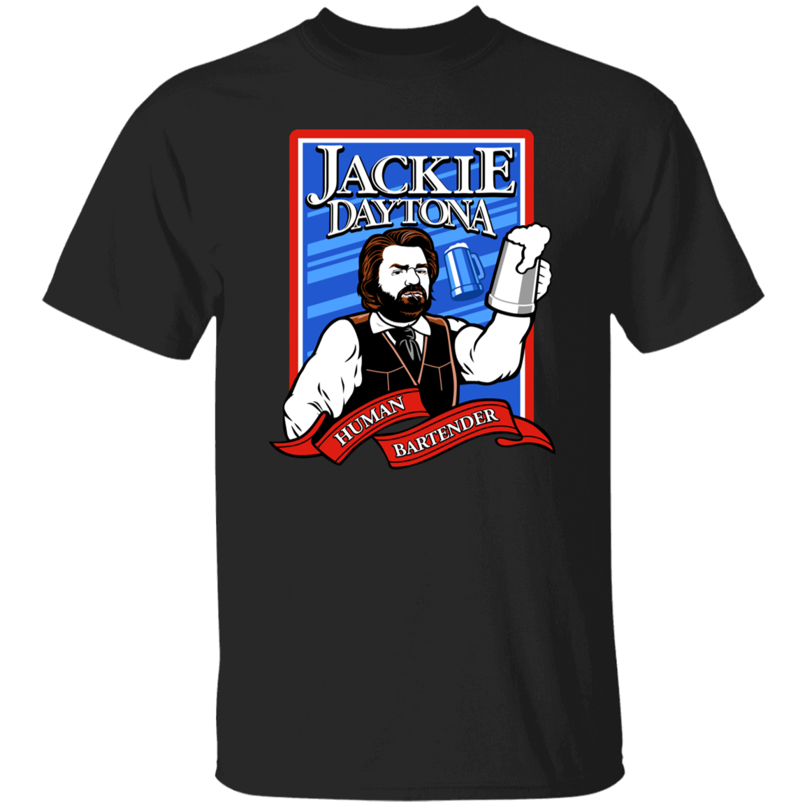 Funny Jackie Daytona Human Bartender Vintage T-Shirt