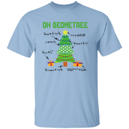 Oh Geometree Christmas Vintage Unisex T-Shirt - letter