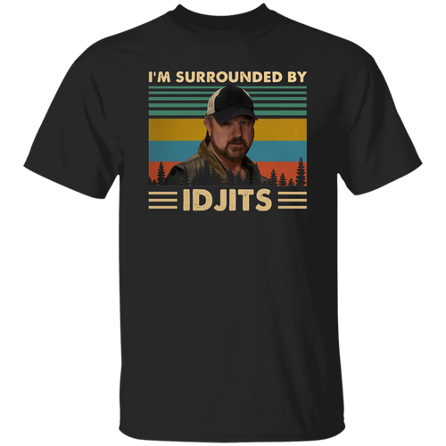 Supernatural I’m Surrounded By Idjits  Vintage T-Shirt
