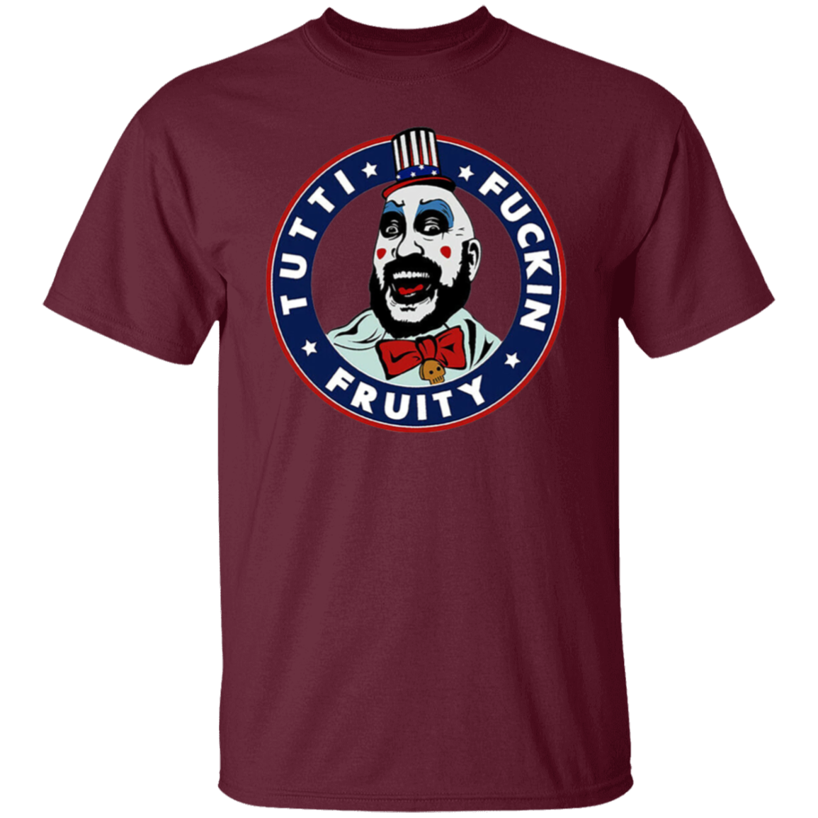 Captain Spaulding Tutti Fuckin Fruity Horror Halloween Vintage T-Shirt - leleart