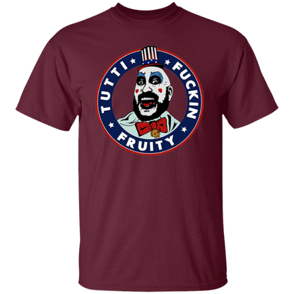 Captain Spaulding Tutti Fuckin Fruity Horror Halloween Vintage T-Shirt - leleart