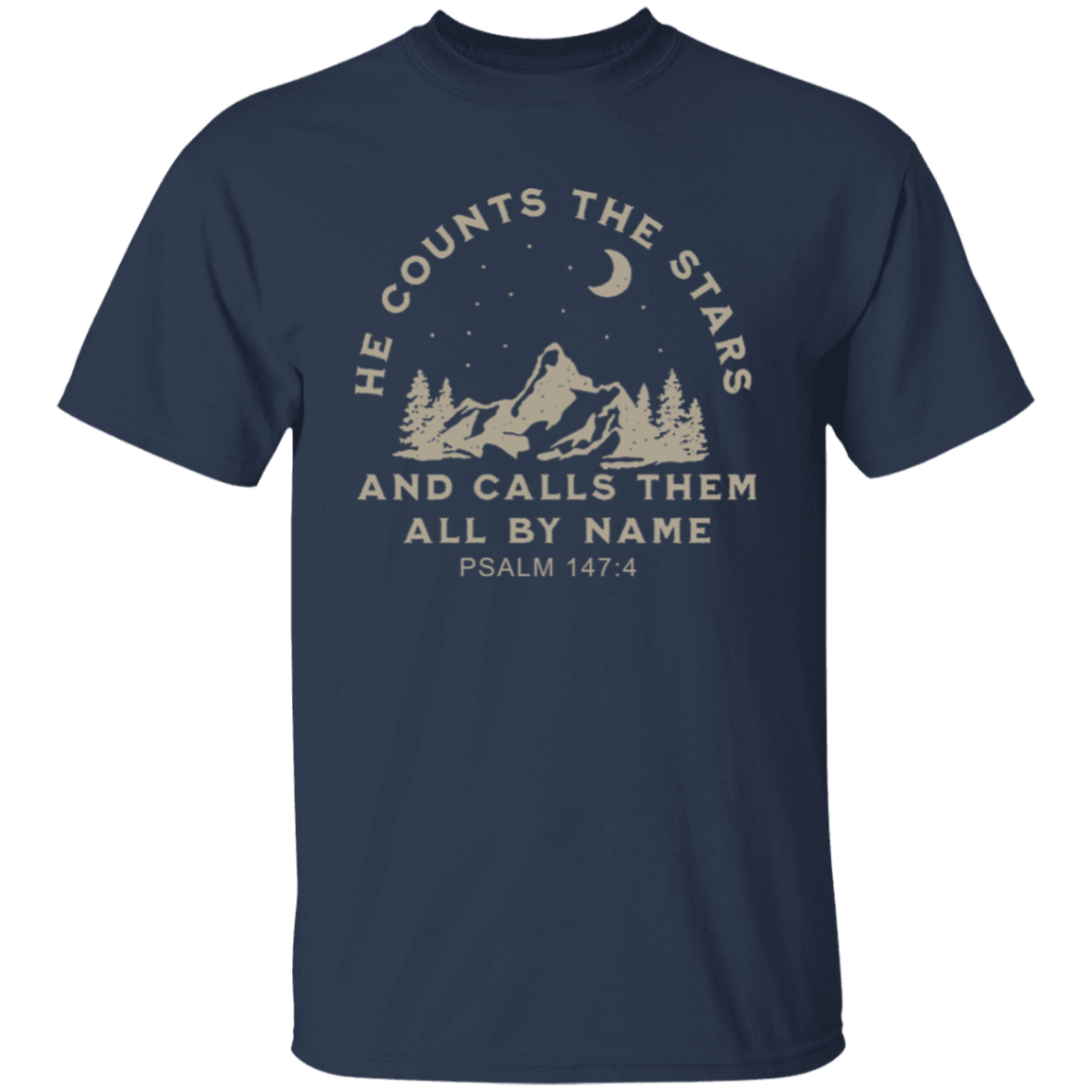 He Counts The Stars And Calls Them All By Name Unisex T-Shirt - jasmine