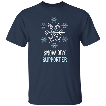 Snow Day Supporter Teacher T-Shirt - lapicta