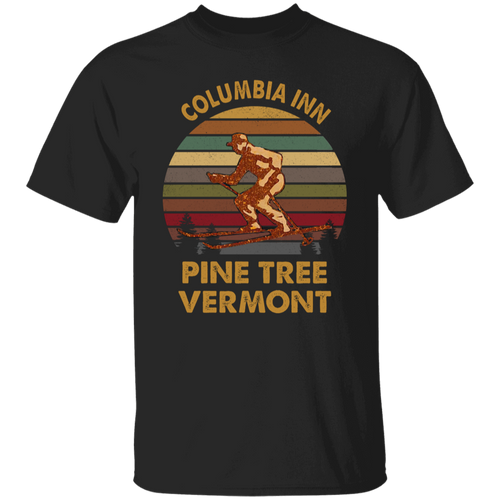 Columbia Inn Pine Tree Vermont Unisex T-Shirt - pelyn
