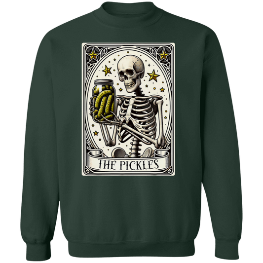The Pickles Tarot Card Skeleton Canning Season Gardener Sweatshirt