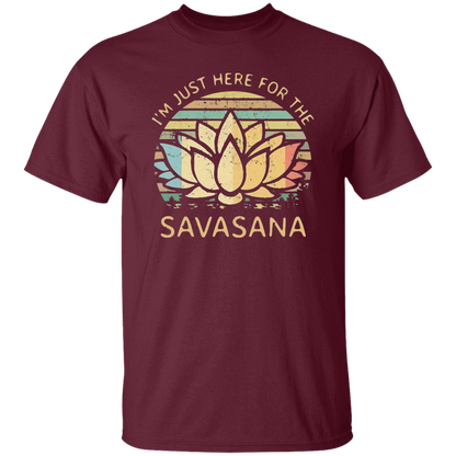 I’m Just Here for The Savasana Yoga Funny Vintage T-Shirt - leleart