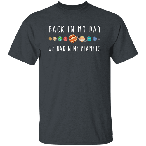Back In My Day We Had Nine Planets Teacher Vintage T-Shirt