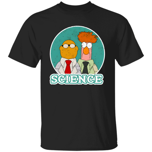 Science Muppets Bunsen And Beaker Teacher Vintage Unisex T-Shirt - letter