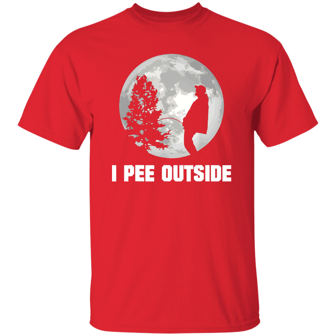 I Pee Outside Unisex T-Shirt - jasmine