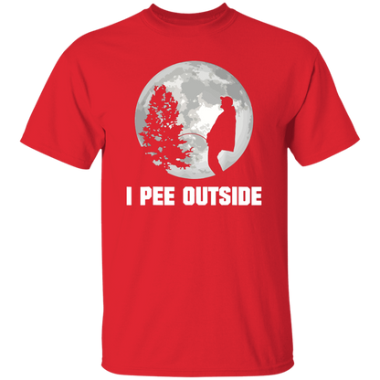 I Pee Outside Unisex T-Shirt - jasmine