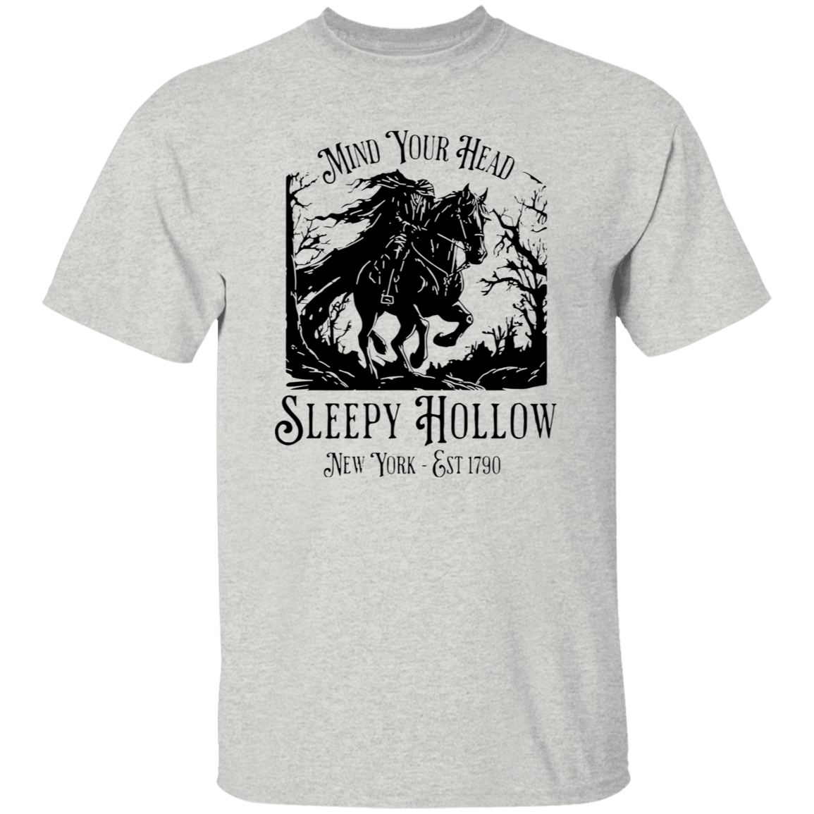 Mind Your Head Sleepy Hollow Funny Literature Teacher Vintage T-Shirt