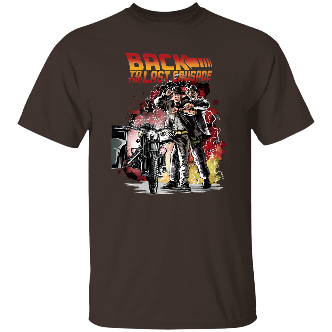 G500 5.3 oz. T-Shirt Back To The Last Crusade Indiana Jones T-Shirt