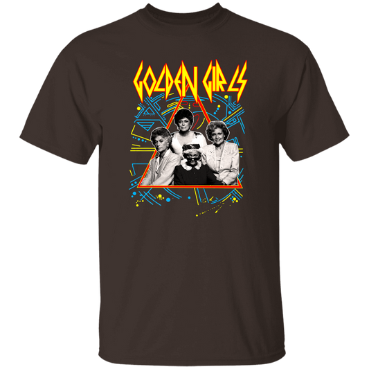 Def Leppard The Golden Girls Vintage T-Shirt, The Golden Girls Shirt, Golden Girls Lovers Shirt, Funny Gift Tee For You And Your Family	G500 5.3 oz. T-Shirt