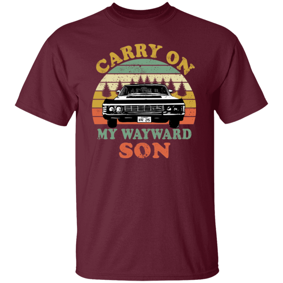 Supernatural Carry On My Wayward Son T-Shirt - leleart