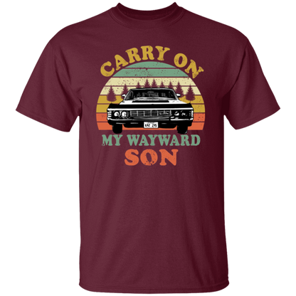 Supernatural Carry On My Wayward Son T-Shirt - leleart