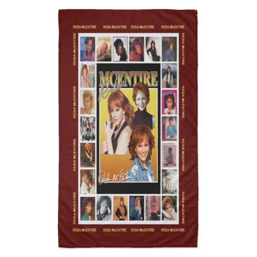 Reba Mcentire Signature Fleece Blanket, Premium Sherpa Blanket, Reba Mcentire Blanket, The Queen of Country Quilt	S6BATL Towel - 35x60