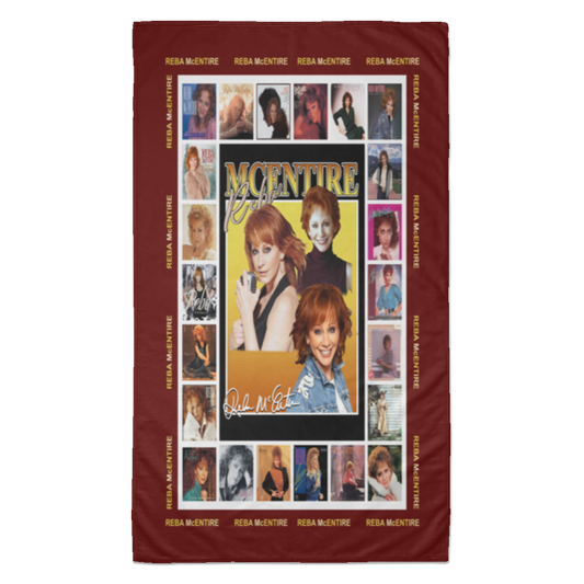 Reba Mcentire Signature Fleece Blanket, Premium Sherpa Blanket, Reba Mcentire Blanket, The Queen of Country Quilt	S6BATL Towel - 35x60